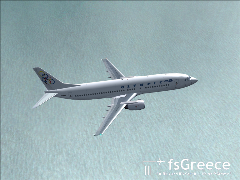 Fs2004 - Vista Liners Boeing 737-430 Olympic Airlines (Sx-Bkx) Model: Vistaliners (Erick C — 1