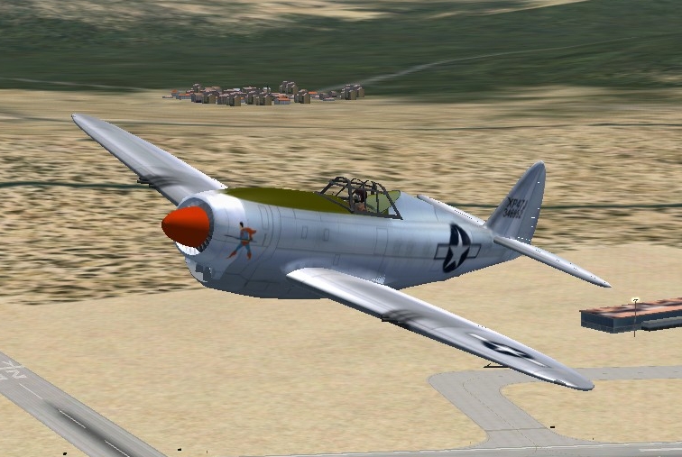 Fs2004/Fsx Republic P47J Experimental Fighter: The Fastest Version Of The Thunderbolt Was — 1