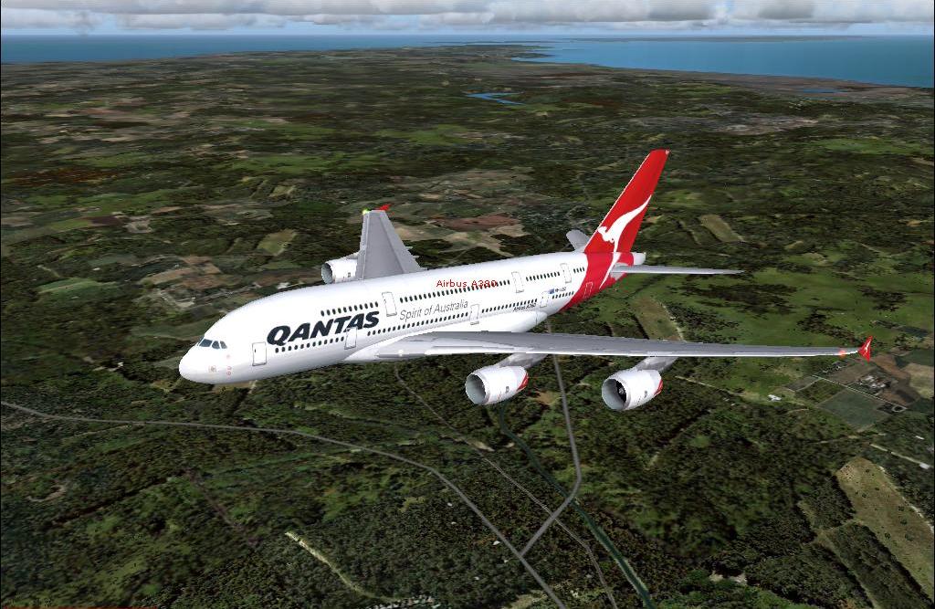 Fs2004 Qantas A380 Ai — 1
