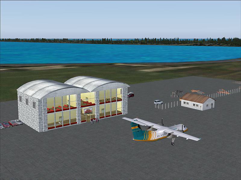 Fs2004 Scenery Myer Rock Sound International, Eleuthera Island, Bahamas By John Hinson Web