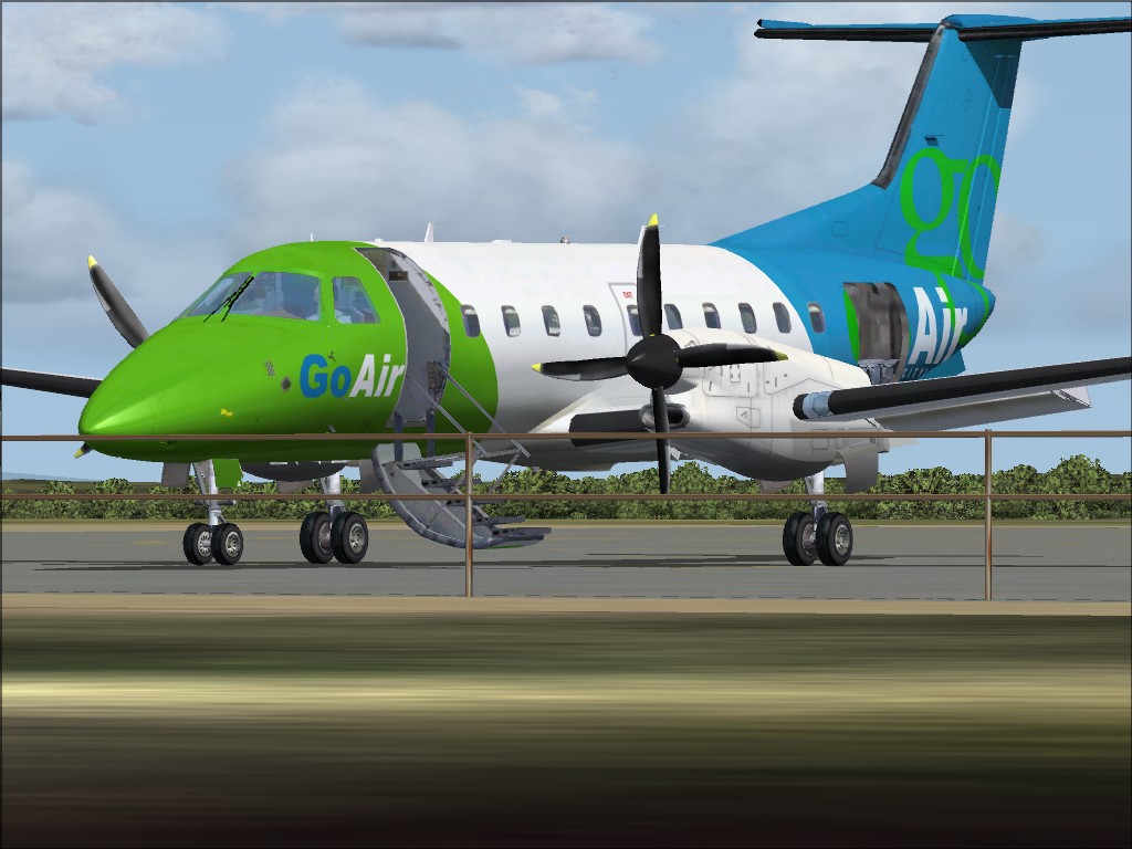 Embraer Brasilia Emb-120 Goair Citylink Goair Citylink Livery Texture, Registration C-Goad — 1