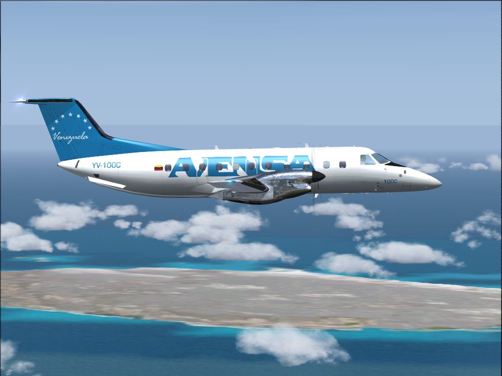 Avensa Embraer Brasilia Emb-120 Yv-100C Avensa Livery Texture, Registration Yv-100C, Venez — 1