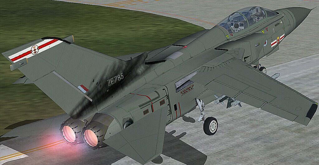 Tornado, Gr.4, Royal Airforce (Raf), For Fsx, Demoversion With Banners
