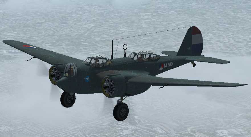 Fs2002 Martin B10 The Martin B-10 Was The First All-Metal Single Wing Airplane Bomber To G