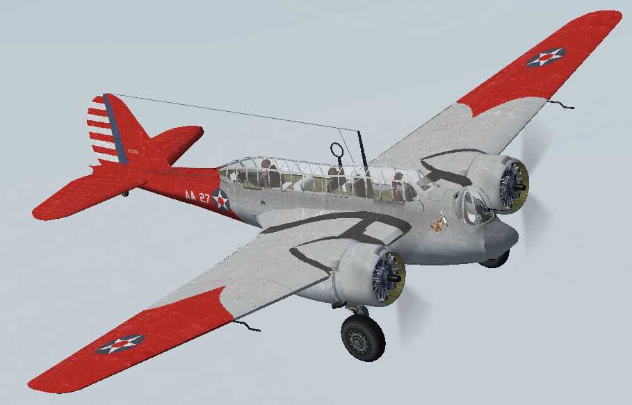 Fs2002 Martin B10 The Martin B-10 Was The First All-Metal Single Wing Airplane Bomber To G — 1