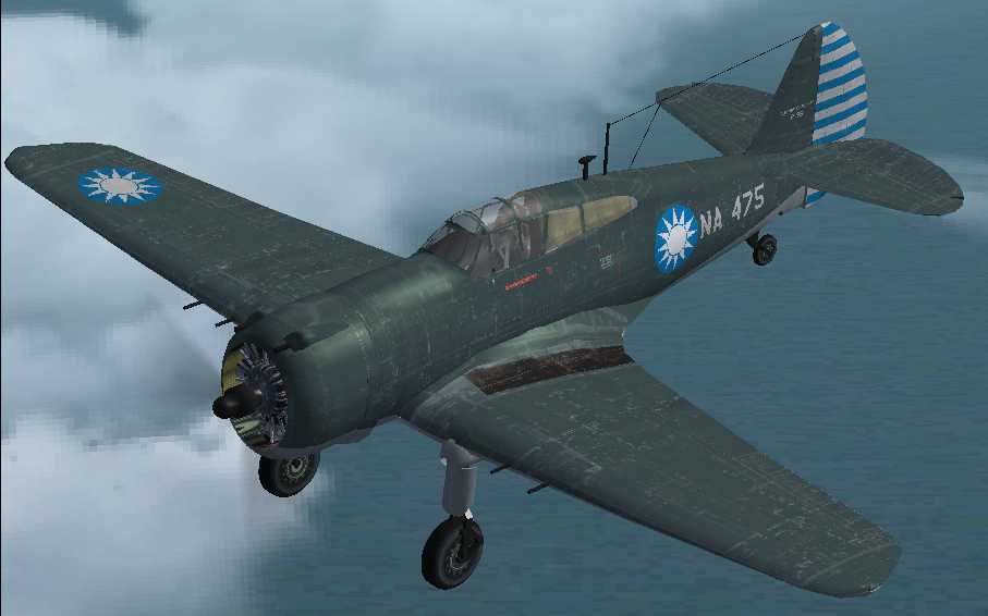 Fs2002 Curtiss P-36 Hawk Curtiss P-36 Hawk, Also Know As Curtiss Hawk Model 75,Was A U.s.-