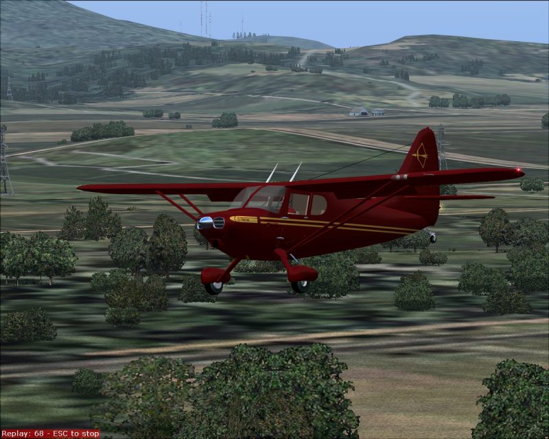 Flight Sim 2004 Stinson 108-3 Voyager This Is The Christmas 1948 Model Of The Voyager With