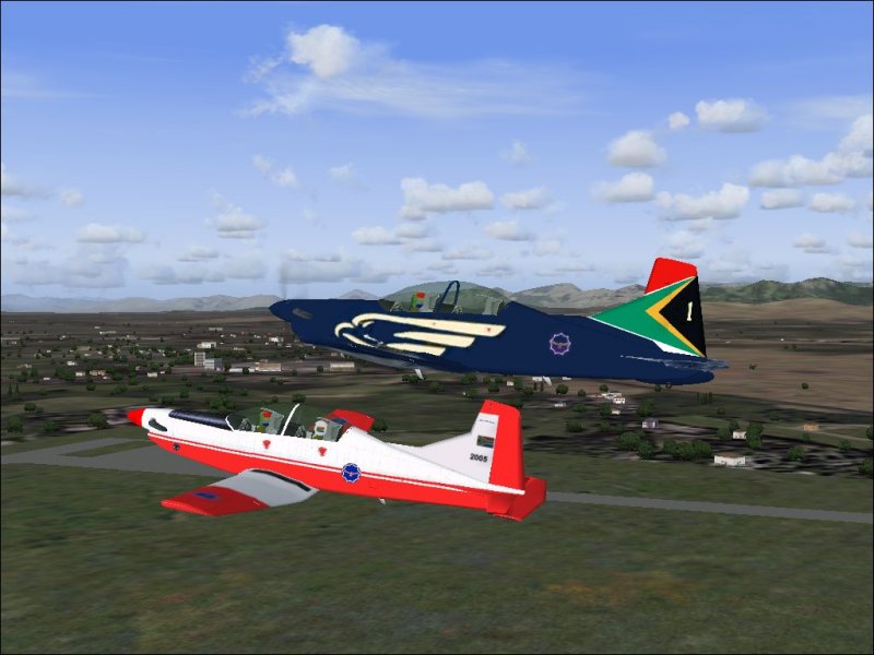 Pilatus Pc7 Astra Mk Ii Flight Simulator 2004 And Fsx Aircraft , Panel, Instruments Gauges