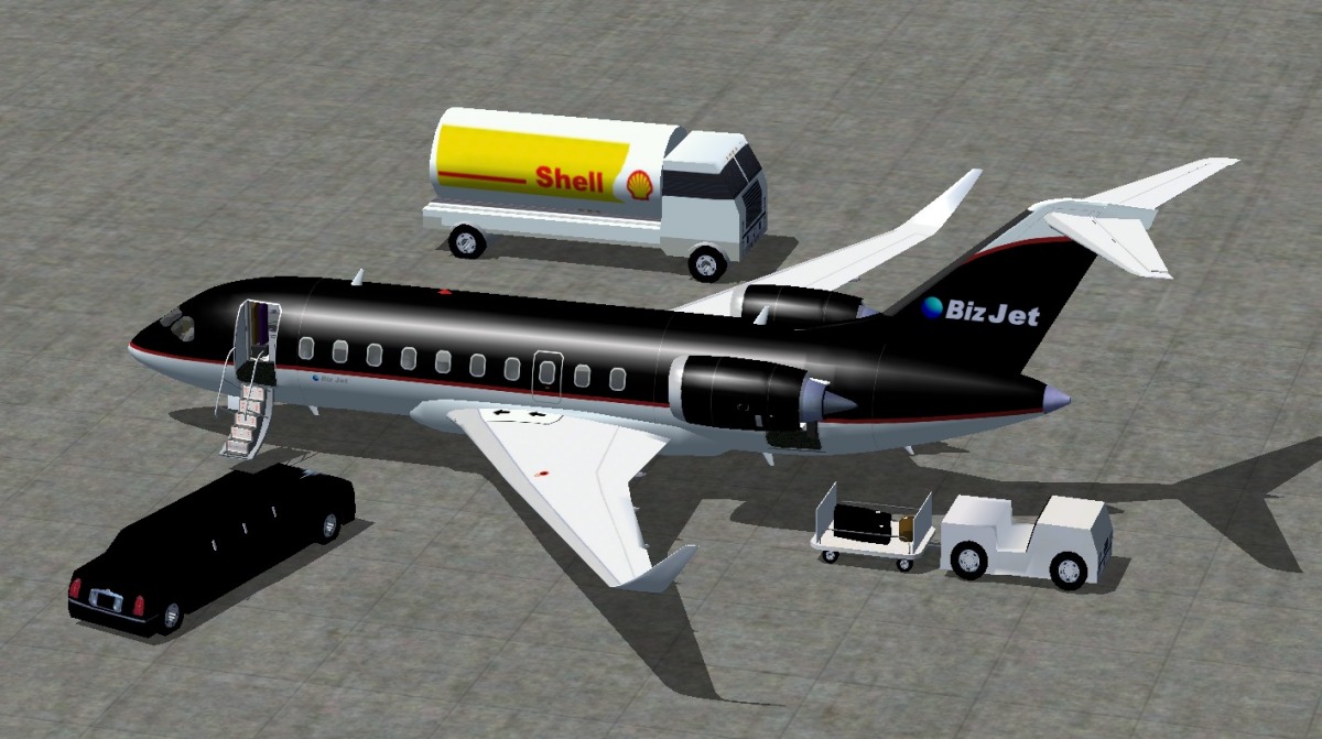 Fs2004 Luxery Biz Jet C20, A 5800 Nm 10 Passengers Concept Business Jet