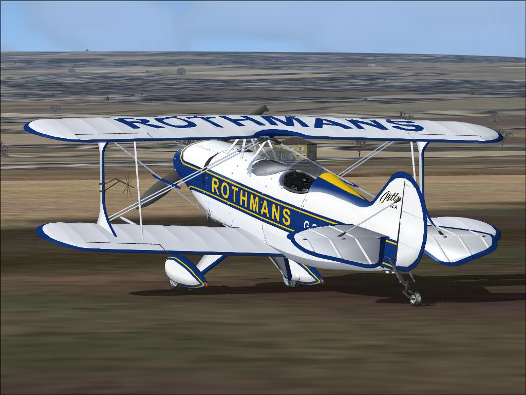 New Model Pitts S2A 1.0 The Presented/Displayed Model With Standard Mobile Parts, 2D Panel