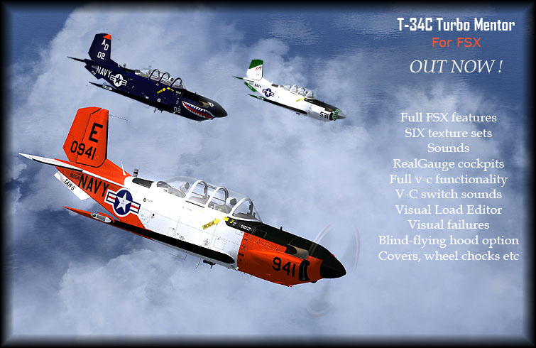 For Fs2002 And Fs2004 Alphasim T-34C Turbo Mentor Set Alphasim Is Releasing Some Older Fs2 — 1