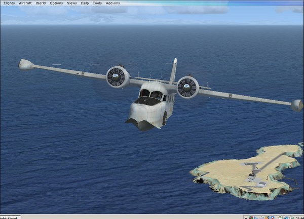 Fsx Isla De Alboran Situated Approximatively Mid Distance Between Spain And Morrocco, The