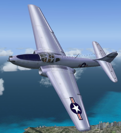 Fs2002/Fs2004 Bell P-59A Airacomet