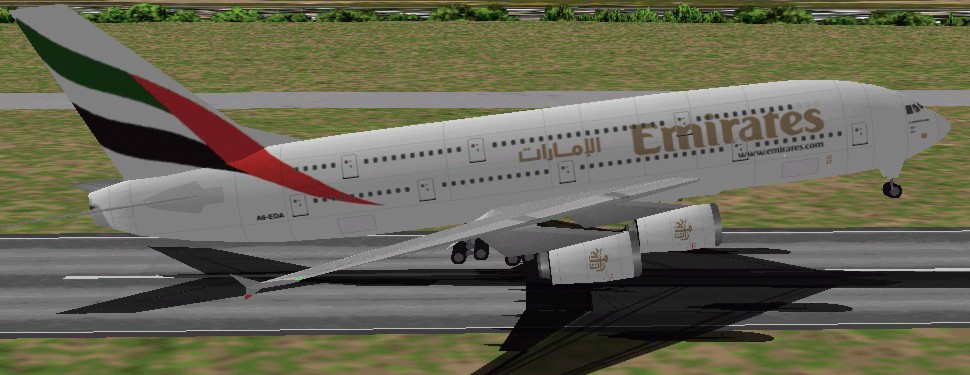 Flightsim Fs2004/Fs98 Emirates Airbus A380-861 Flightsim Fs2004/Fs98 Emirates Airbus A380-