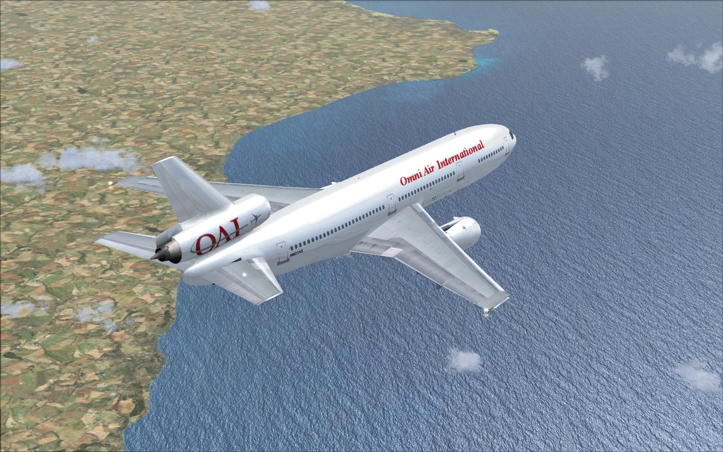 Sga Dc-10-30 Omni Air N621Ax Fsx, Uses Msfs Default 737-800 Panel And Sounds Textures Repa