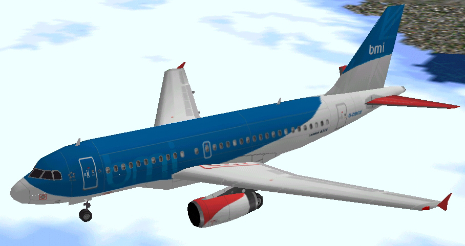 Flightsim Fs2004/Fs98 Bmi (British Midland) Airbus A319-131 Iae