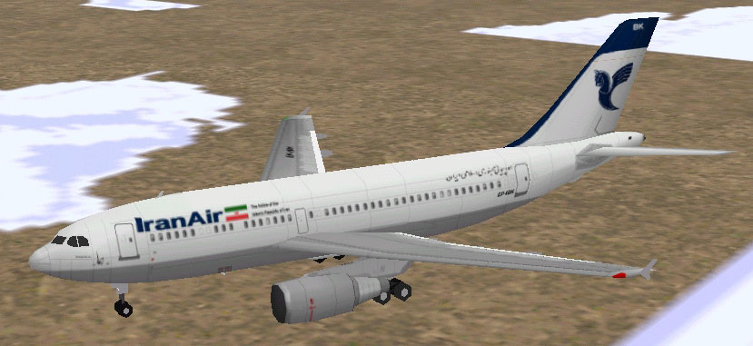 Flightsim Fs2004/Fs98 Iran Air Airbus A310-304