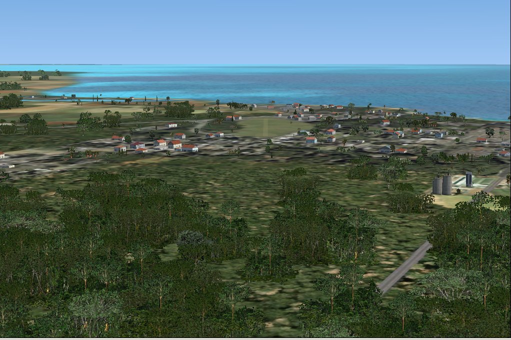 Fsx Punta Gorda Airport, Punta Gorda, Belize By Alf B