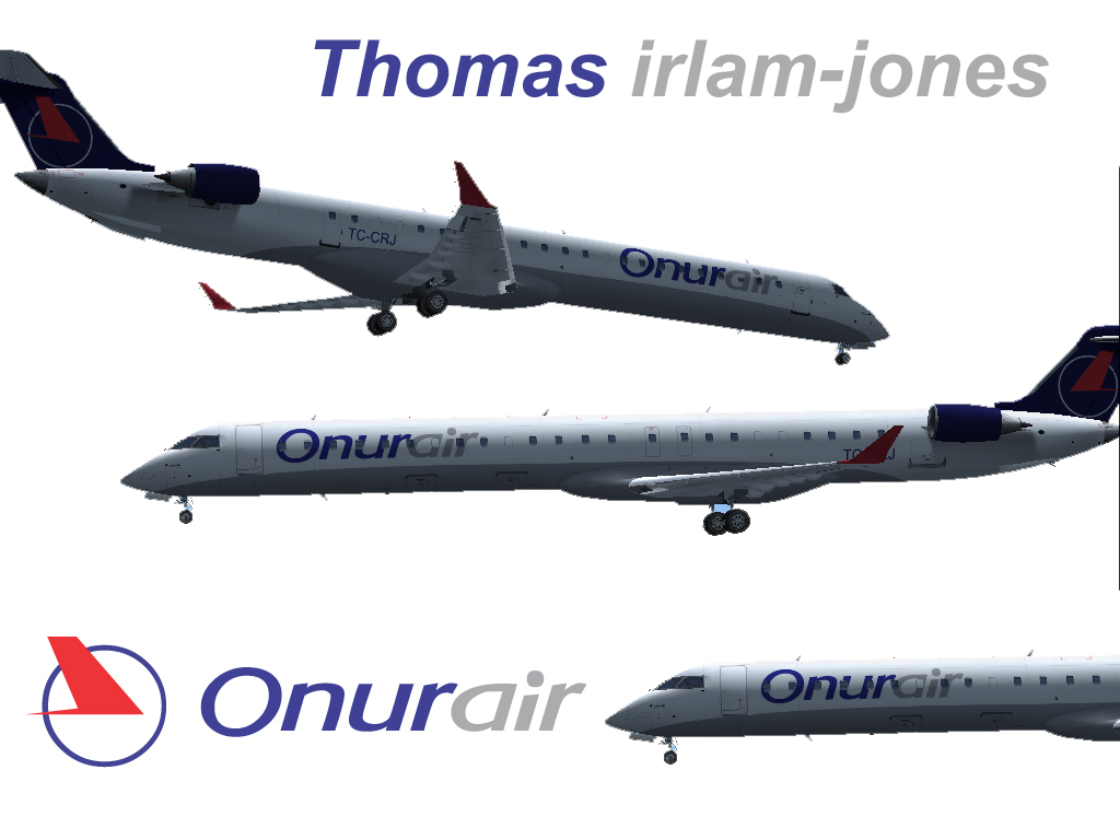 Onur Air Project Opensky Bombardier Canadair Regional Jet Crj-900 Version 2004.8.5 Fs2004