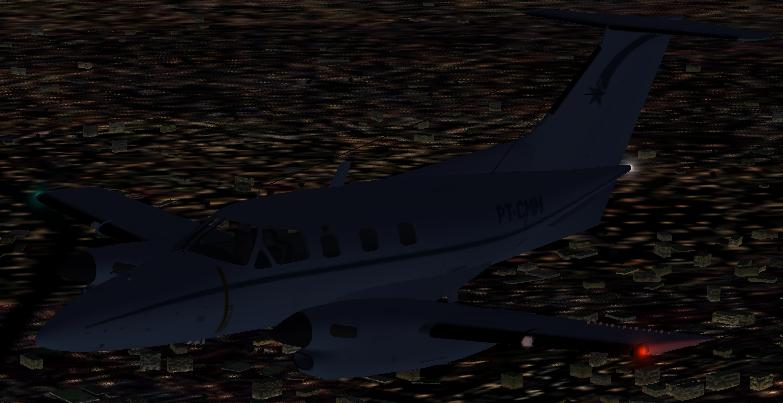 Fs2002 Embraer Emb-121 Xingu A Seven Seat Twin Turboprop Painted As Particular Plane Regis