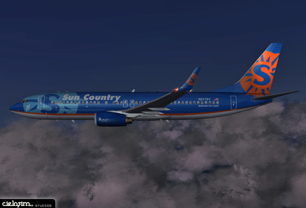 Sun Country Airlines Project Open Sky Boeing 737-800 By Gabriel Parent-Nadon (Gabpn340_At_