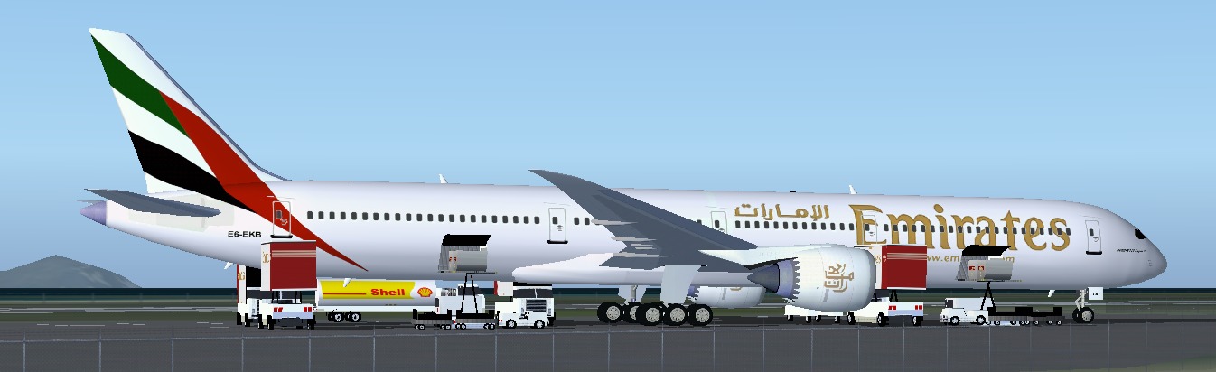 Fsx Emirates Boeing 787 Super 11, A Three Class Arrangement For 400-425 Seating Passengers