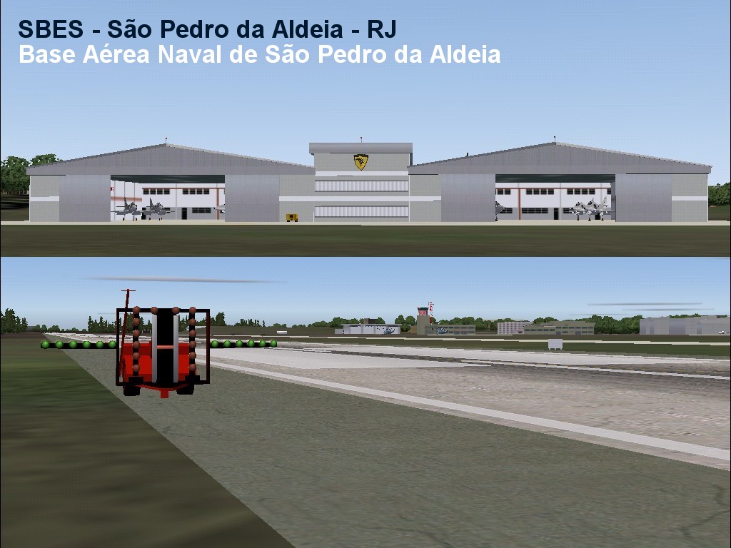 Scenery Of The Naval Air Bases – Marinha - Brazil For Fs2004 (Only) - Sbes - Base Aérea Na — 1