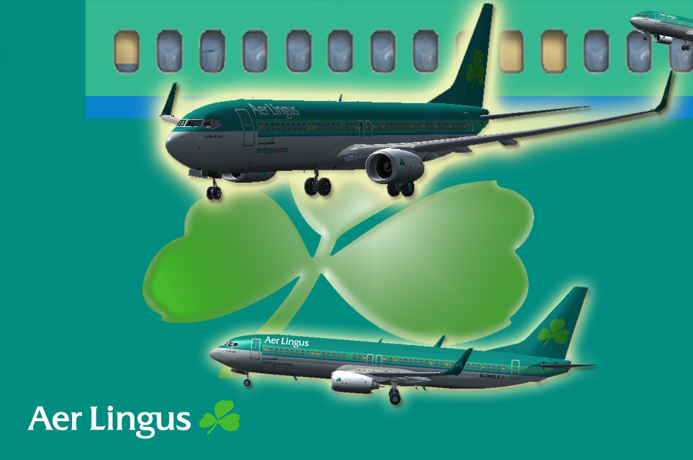 Project Opensky - Boeing 737-800Wl -Aer Lingus By Thomas Irlam - Blended Winglet Version -
