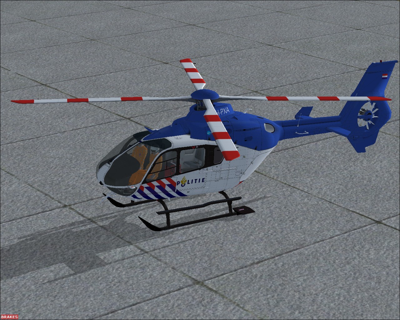 Fsx Ec-135 Ph-Pxa V3 Textures Repaint Of The Payware Nemeth Design Ec-135 Helicopter, Wear — 1