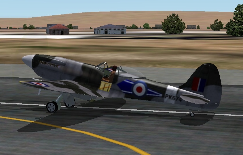 Fs2004/Fsx Spitfire Mk 22: The Mk22/24 Series Were The Final Developments Of The Spitfire