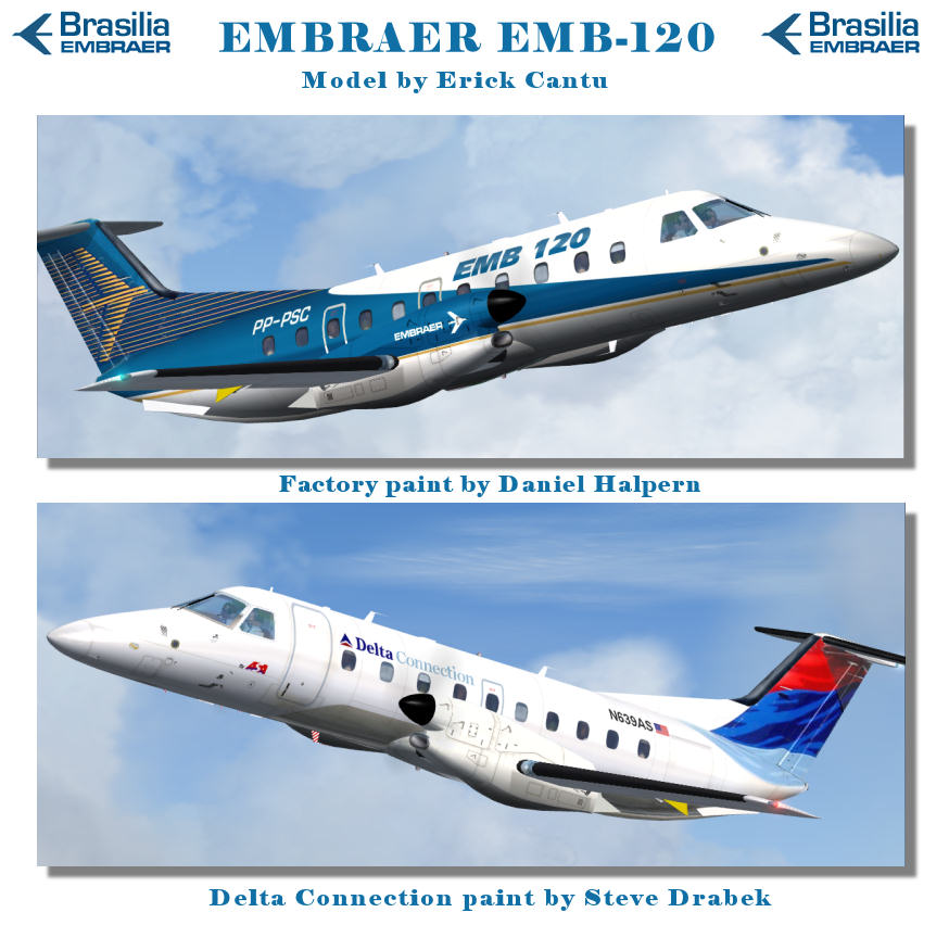 This Is The Embraer 120 Model By Erick Cantu