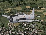 Fs2004 North American T-28B Trojan Finish It Yourself Kit Of The T-28B