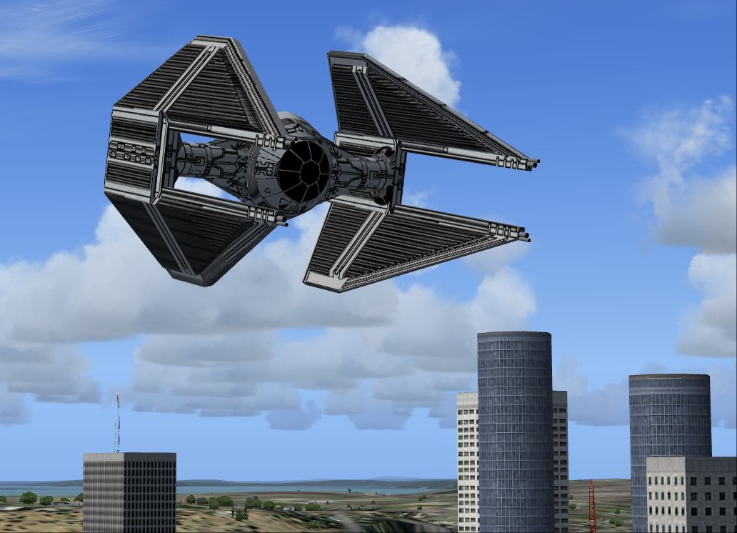 Intercepteur Tie Fighters For Fs2002/2004 Intercepteur Tie (Grey Version) .Intercepteur Ti