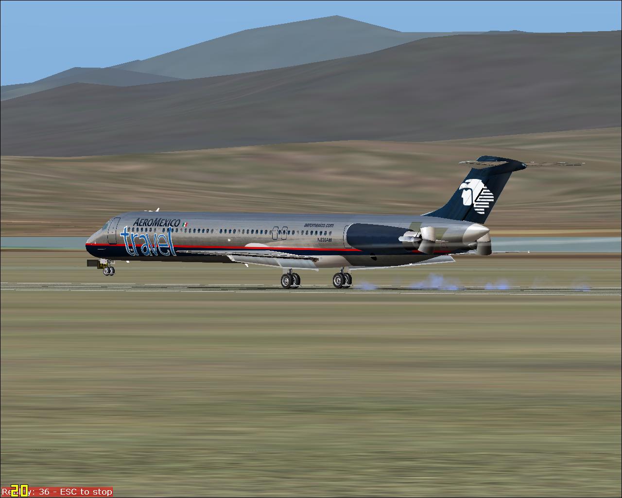 Sga - Md-82 Aeromexico Travel N838Am Textures Repaint Information