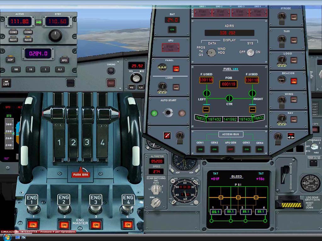 Airbus 340 Panel For Fsx Only, December 2008 By Pasquale Rinaldi E-Mail Heraklion_At_Liber