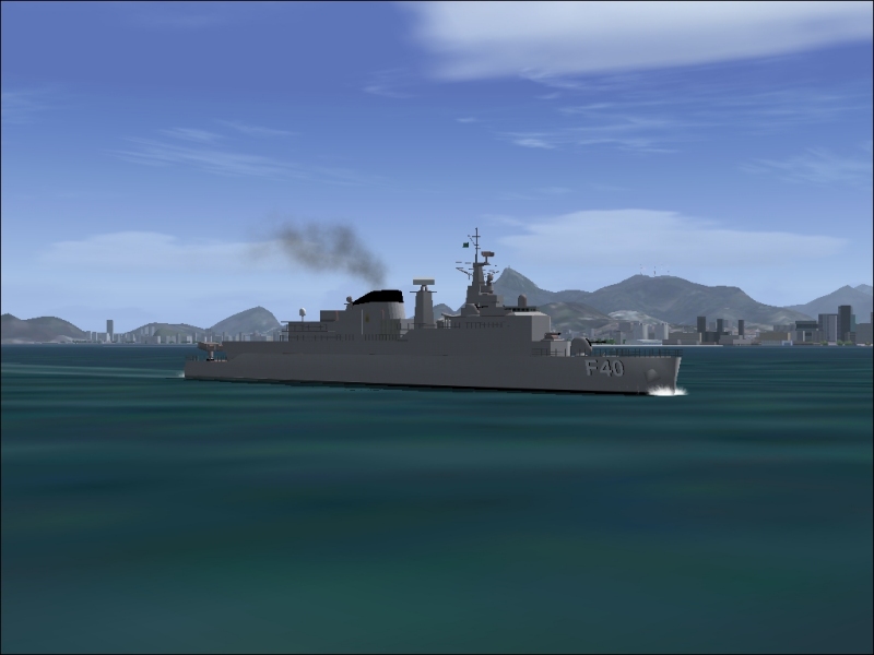 Fs2004 – Project Bn Ai (Traffic Of Warships Of The Brazilian Navy) - Rio De Janeiro