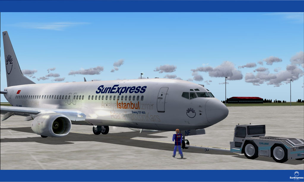 Project Opensky Boeing 737-800 Sunexpress Passenger V1 For Fs2004 Exclusively Wingets Copy