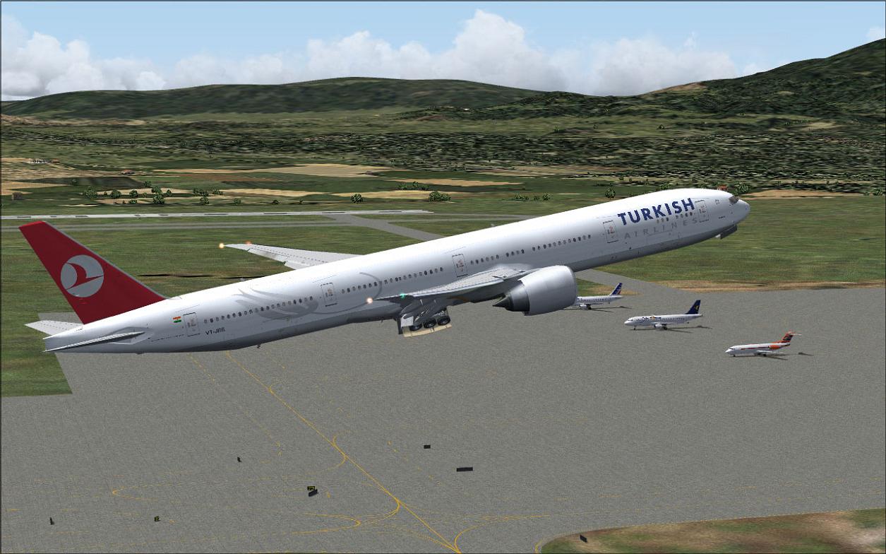 Project Opensky Boeing 777-300 V2 For Fs2004/Fsx B777-300Er Turkish Airlines - Vt-Jee Copy