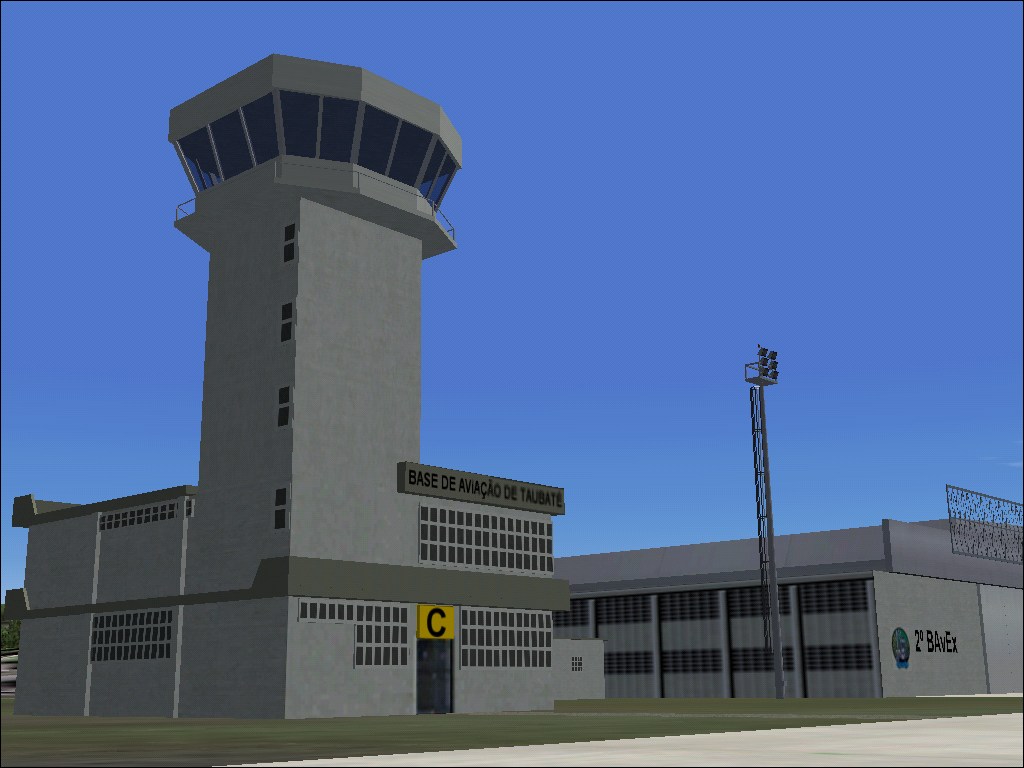 Scenery Of The Taubate Aviation Base – Sao Paulo - Brazil For Fs2004 (Only)