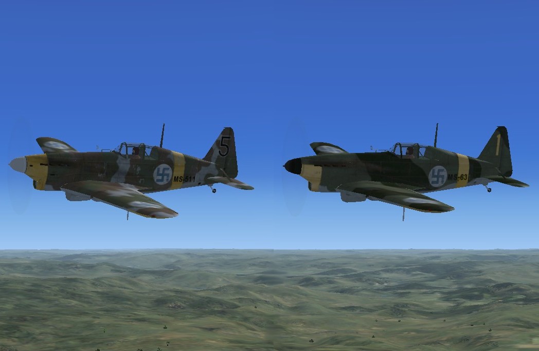 Fs2004/Fsx Mörko Morane Ww2 Fighter The Increasing Obsolescence Of The M.s.406 Led The Fin — 1