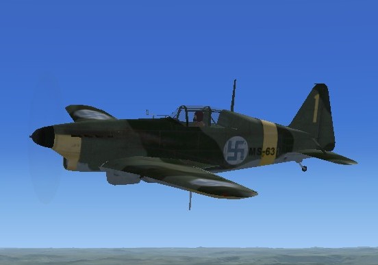 Fs2004/Fsx Mörko Morane Ww2 Fighter The Increasing Obsolescence Of The M.s.406 Led The Fin
