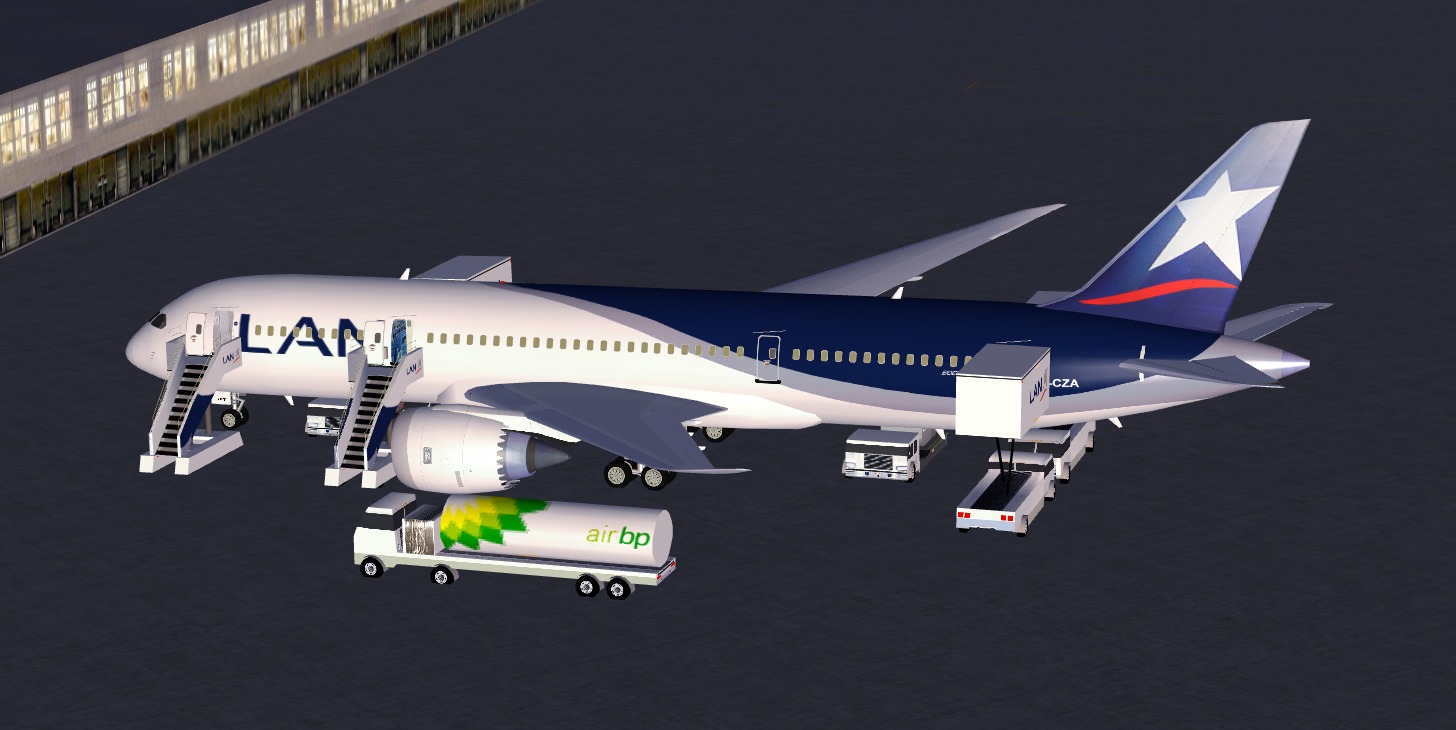 Fs2004 Lan Airlines Boeing 787-8 All Included, (No Base Pack Needed) 3 Aircrafts With Diff — 1