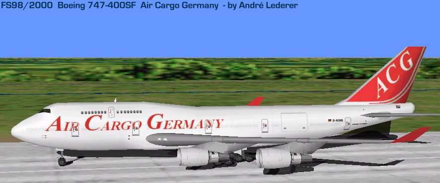 Flightsim Fs2004/Fs98/2000 Aircraft Boeing 747-400Sf Air Cargo Germany Boeing 747-400Sf (3 — 1