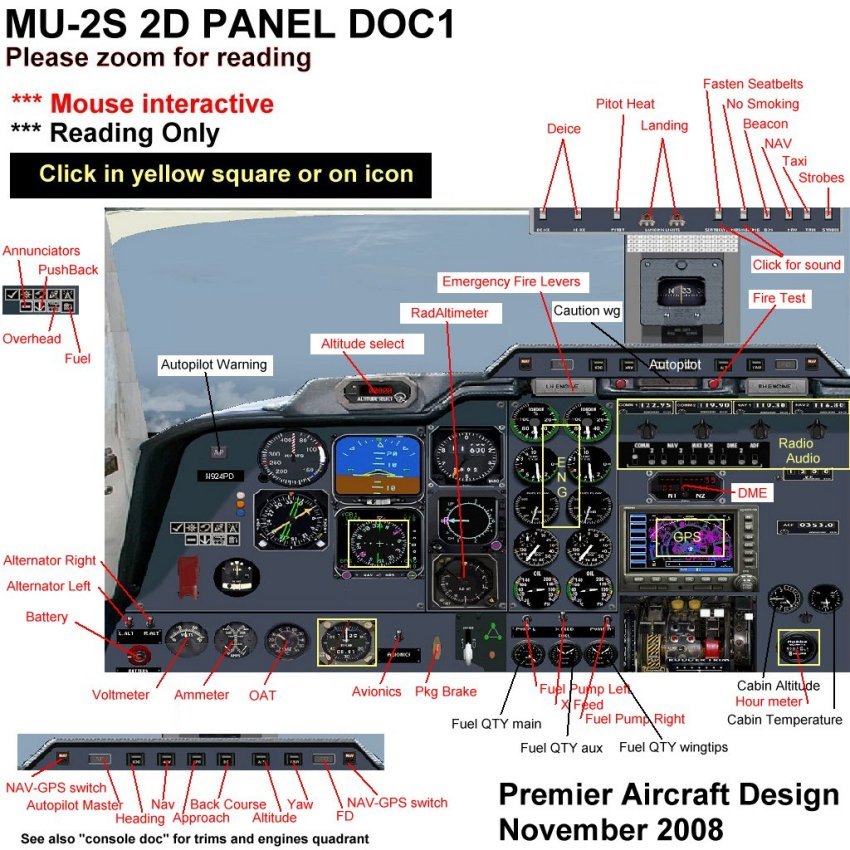 Fsx Mitsubishi Mu-2 Solitaire 6 Seat Twin Turbo-Prop Corporate & Executive Transport — 1
