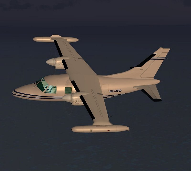 Fsx Mitsubishi Mu-2 Solitaire 6 Seat Twin Turbo-Prop Corporate & Executive Transport