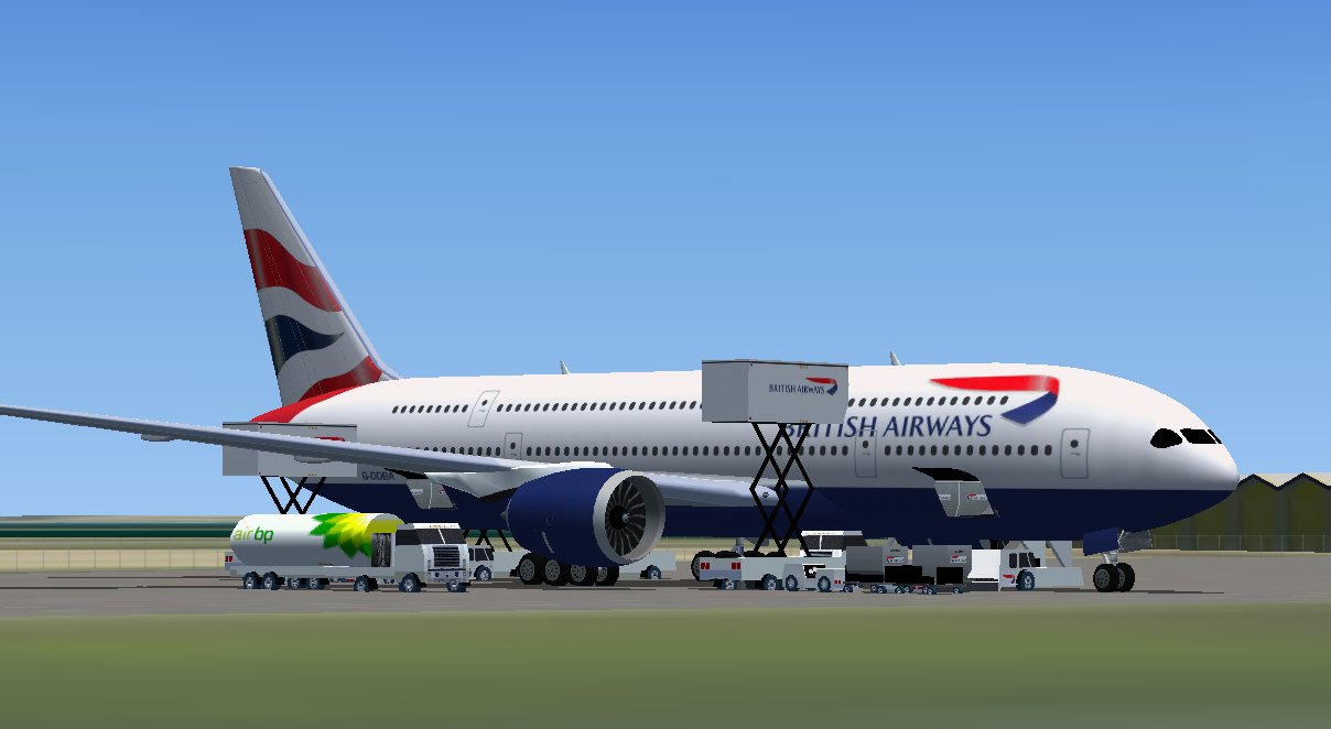 Fsx British Airways Airbus A370 Double Decker Twinjet Concept, Including A Different New A