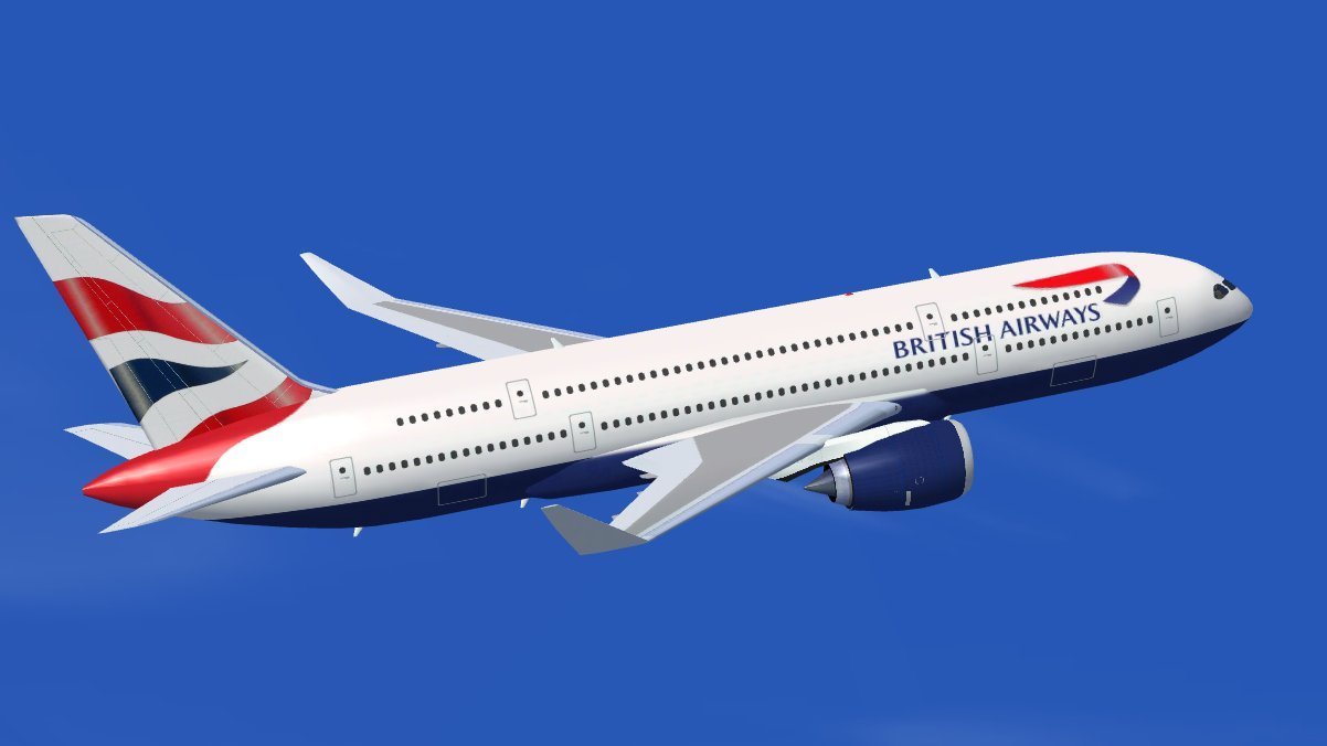 Fsx British Airways Airbus A370 Double Decker Twinjet Concept, Including A Different New A