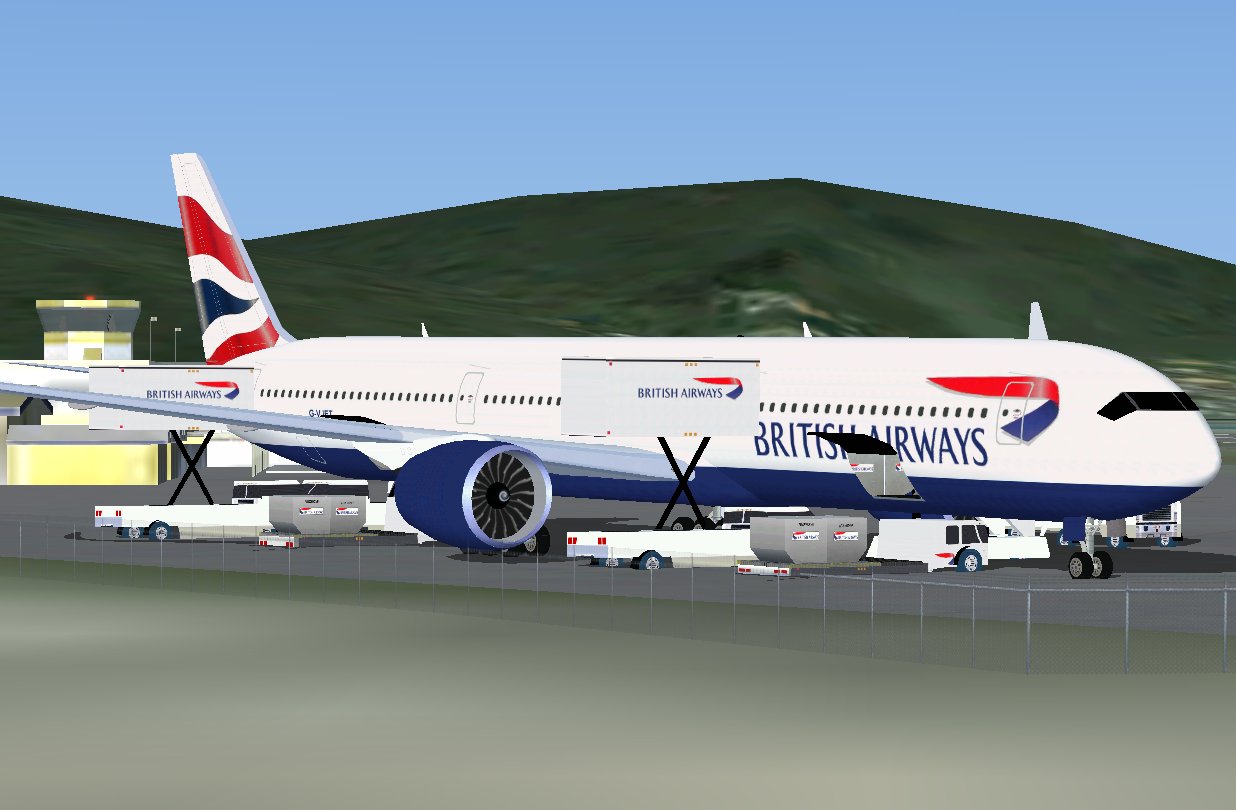 Fsx British Airways Airbus A350-1000 Xwb (Extra Wide Body) Including A Different New Anima