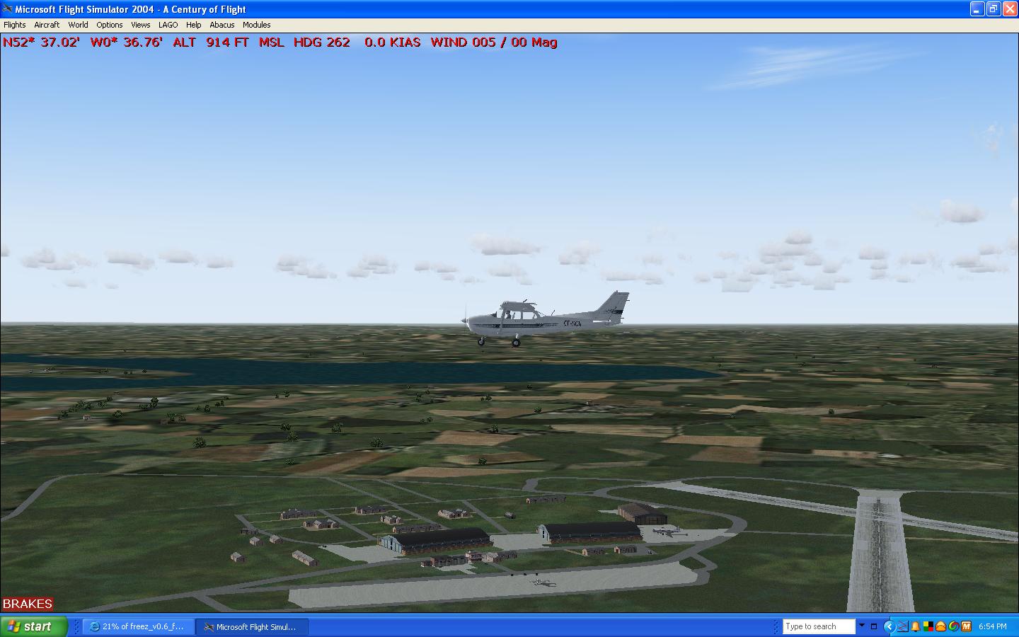 Flight Simulator 2004 North Luffenhan Airfield Near North Luffenhan Uk — 1