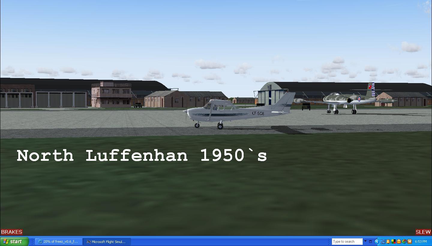 Flight Simulator 2004 North Luffenhan Airfield Near North Luffenhan Uk